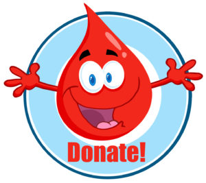 Blood Guy Asking You To Donate